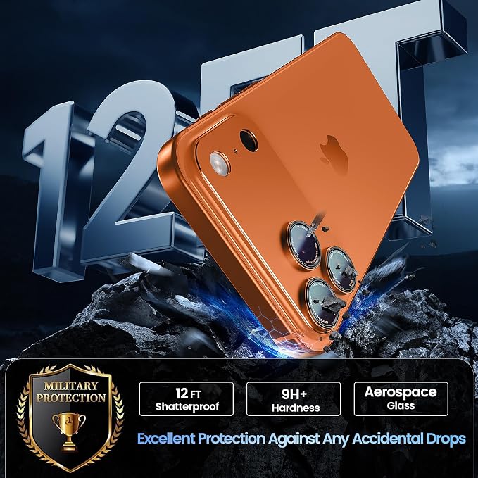 CACOE Camera Lens Protector for iPhone 17 Pro Max