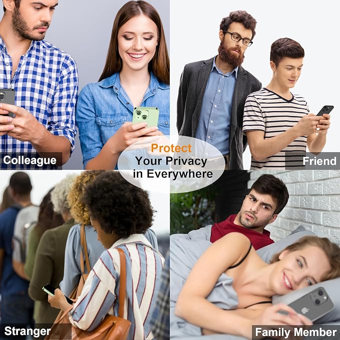 QHOHQ 3 Pack Privacy Screen Protector