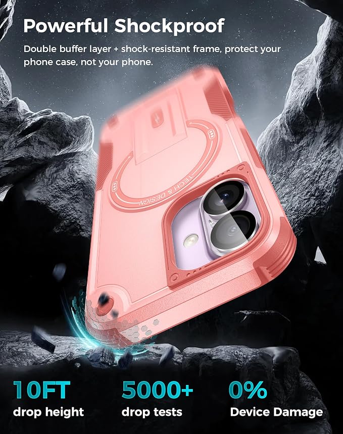 Goton for iPhone 17 Case with Privacy Tempered Glass Screen Protector & Camera