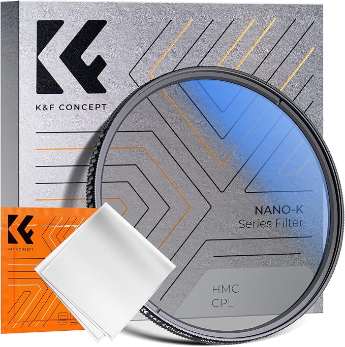 K&F CONCEPT 39mm Circular Polarizer Filter Ultra-Slim 18 Multi-Coated Optical