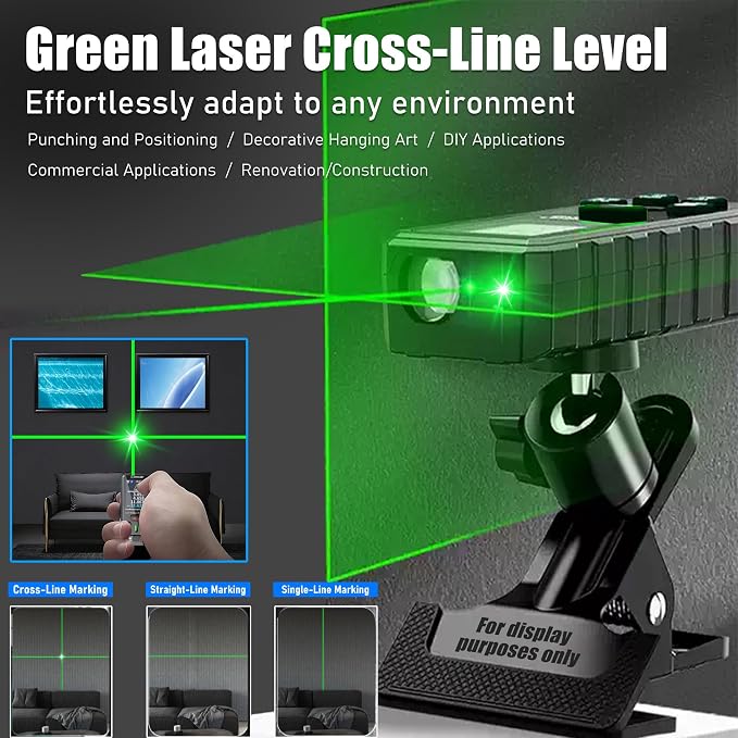 ZC-L387 Laser Measuring Tool 328Ft /100m Dual Green Laser Rangefinder Green