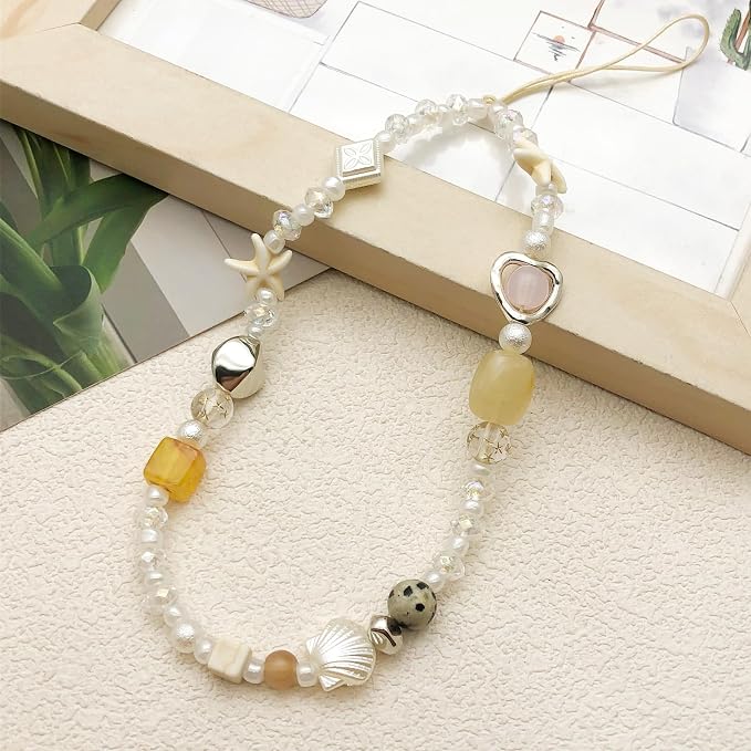 Beaded Camera Wrist Strap Cute Digital Camera Charm Lanyard Phone Chain