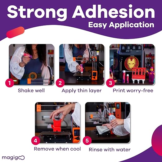 Magigoo, MO2018 3D Printer Adhesive Glue – Reduces Warping
