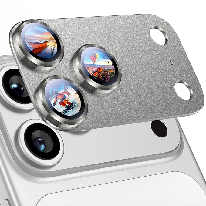 Uyiton Compatible with iPhone 17 Pro Max Camera Lens Protector
