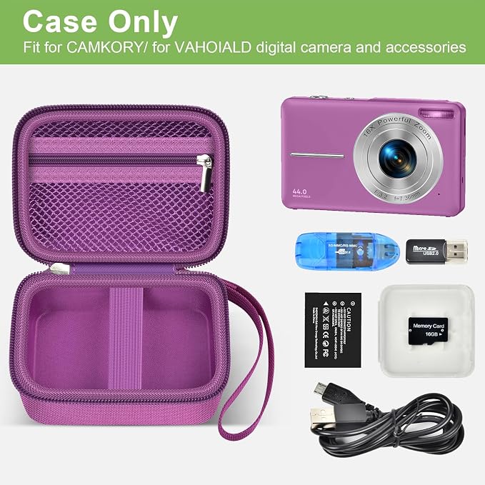 Case Compatible with CAMKORY Digital Camera/for VAHOIALD FHD 1080P Digital