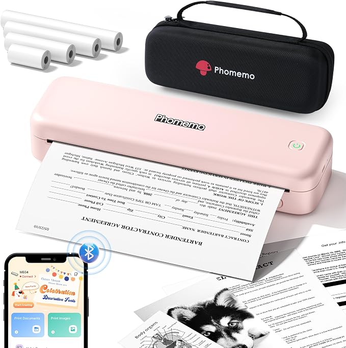 Phomemo Portable Printers Wireless
