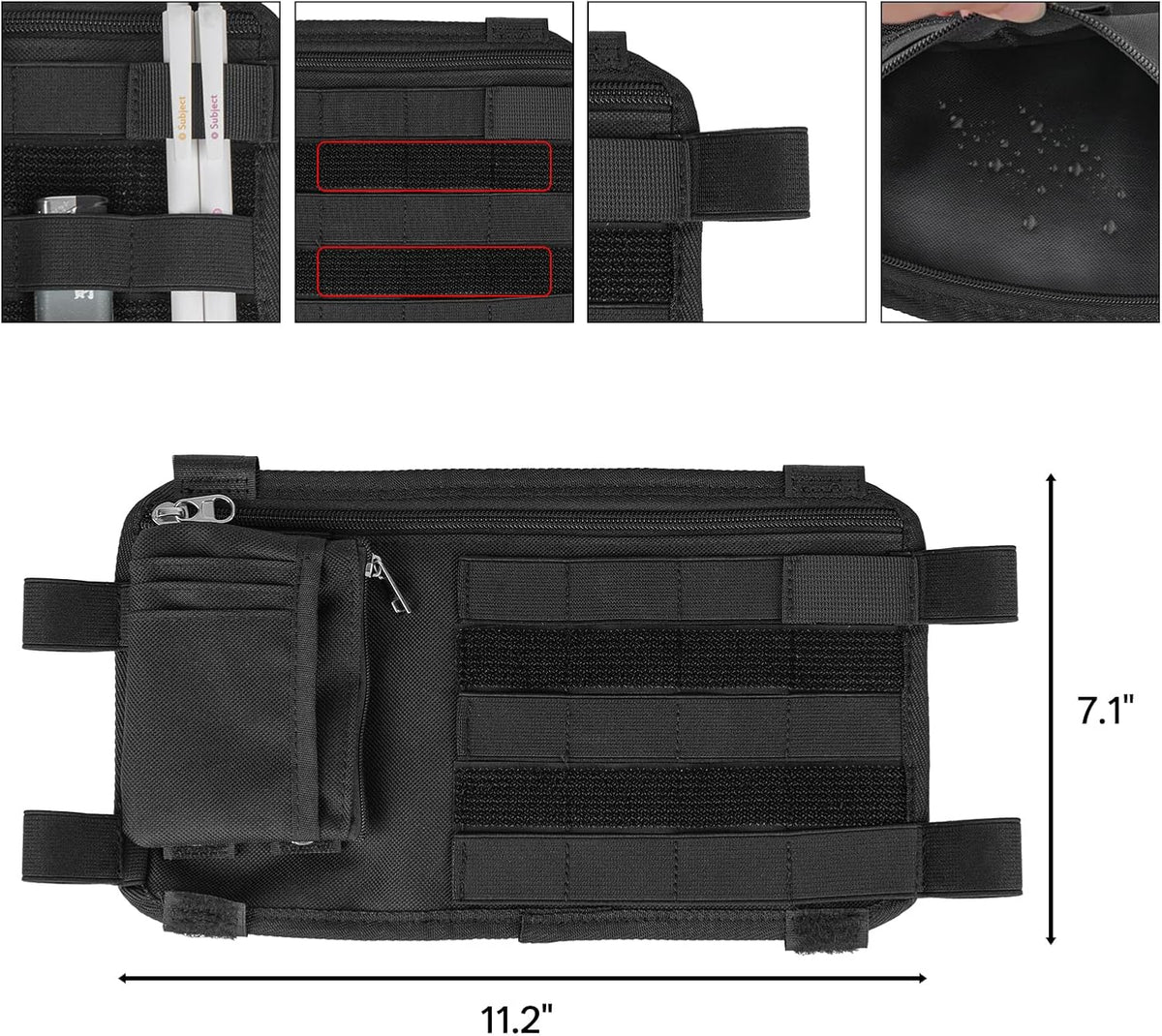 Car Visor Organizer with Coin Pouch for for Cars, SUVs & Trucks