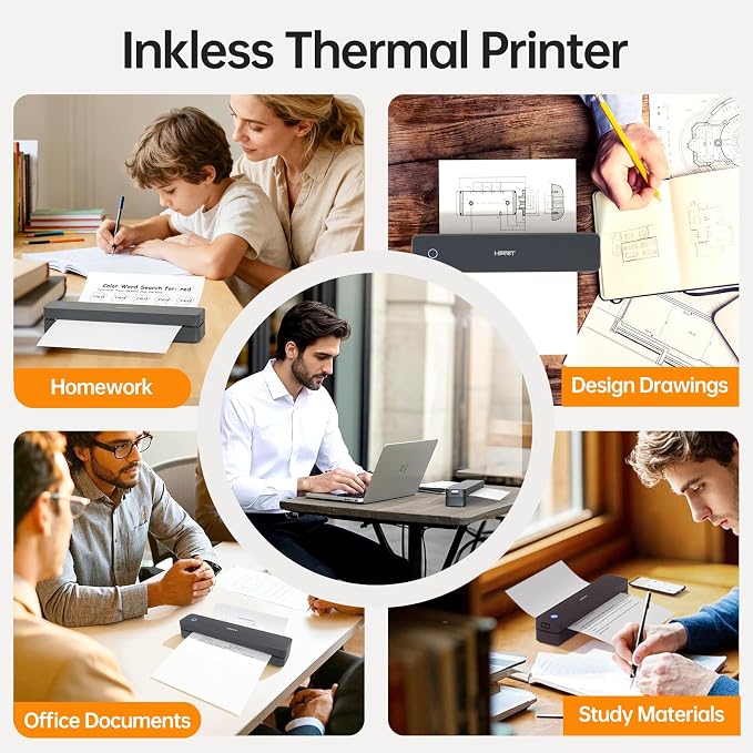 PRT Portable Printers Wireless for Travel