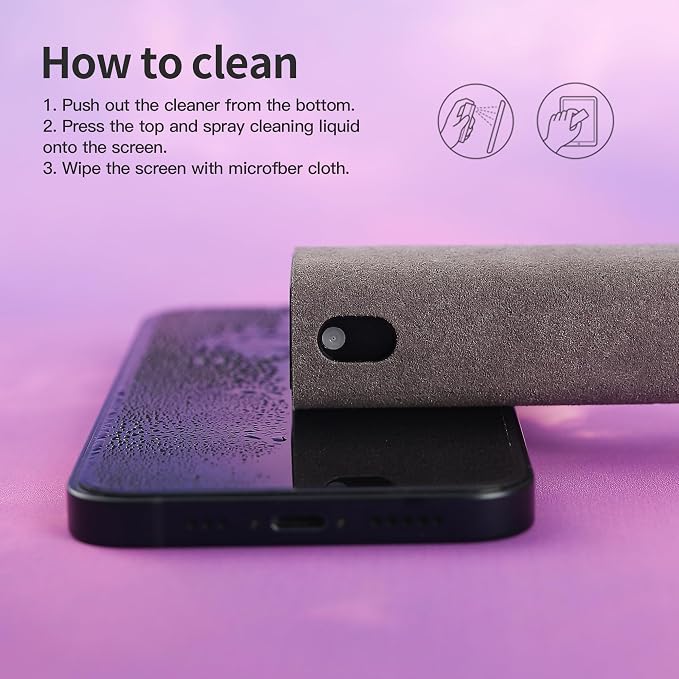 CUIUD Touchscreen Screen Cleaner Kit 2 Pcs, Tablet and Car Screen Cleaner