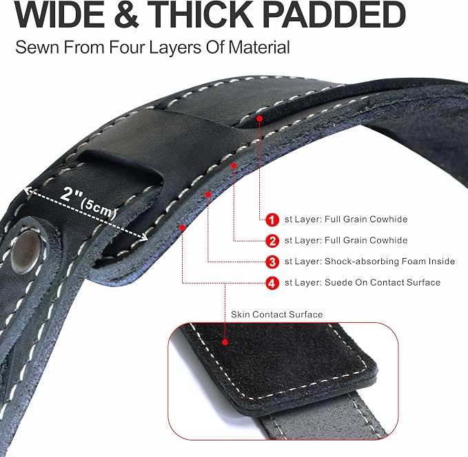 Padwa Lifestyle Black Frosted Dual Camera Harness Strap