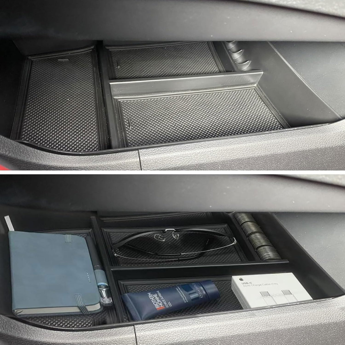 Zxiaochun 2PCS Center Console Organizer for 2021-2026 Rogue S/SV/Rock Creek