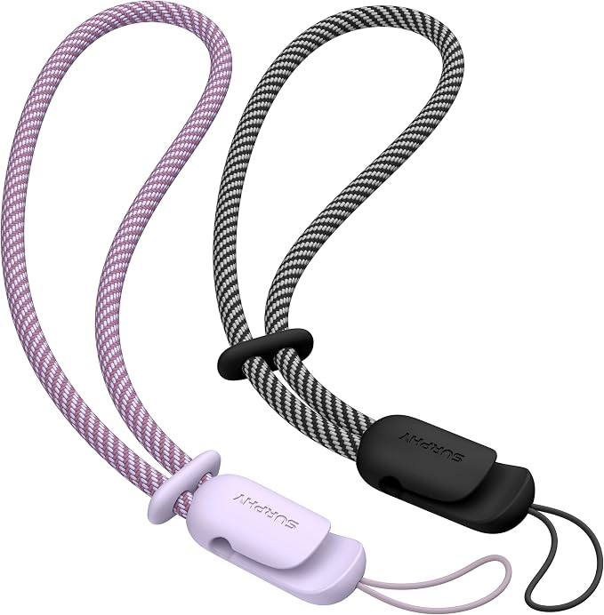 SURPHY 2 Pack Phone Lanyard for Cellphone Case, Phone Wrist Strap for Case