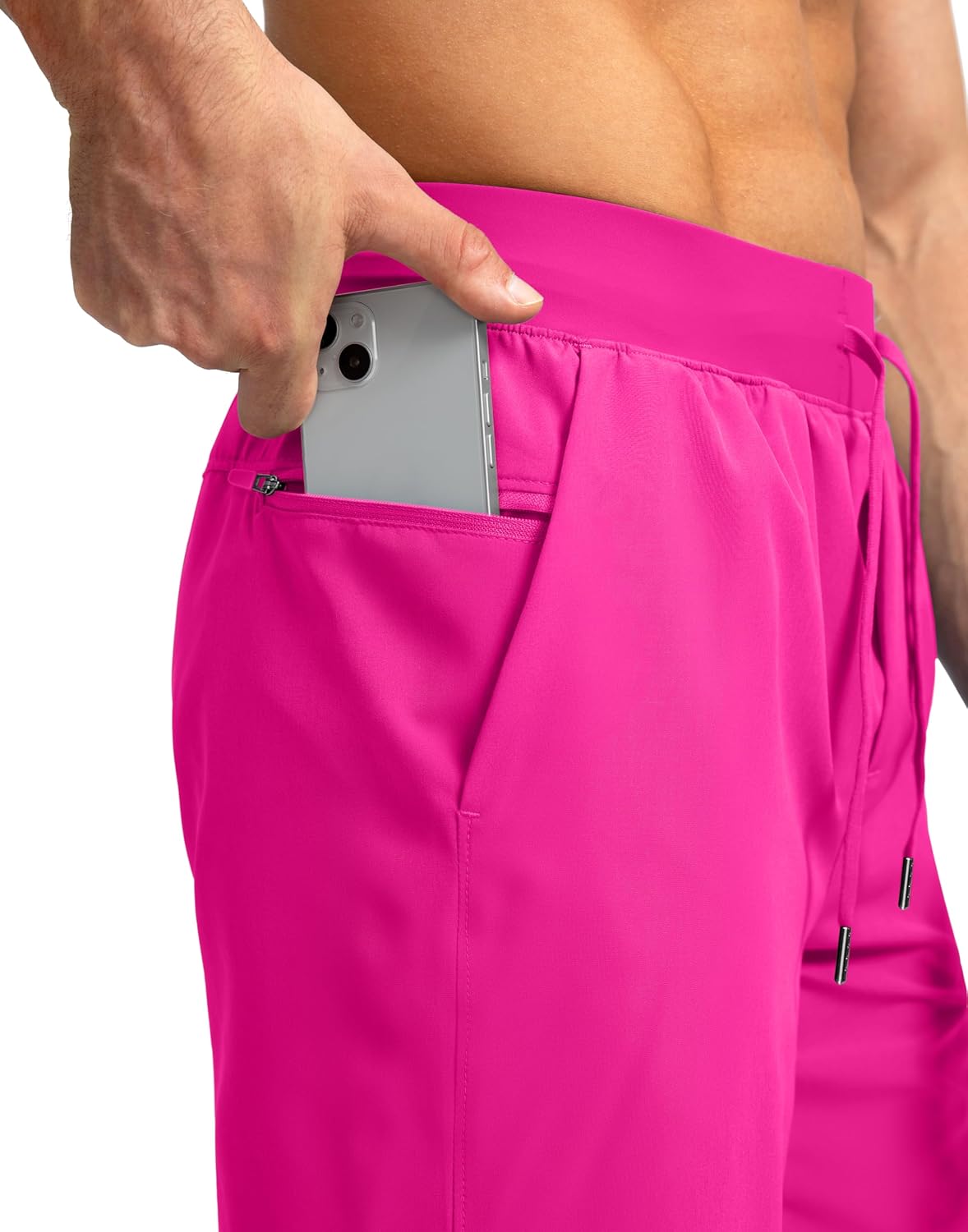 Soothfeel Men's Running Shorts - Lightweight Athletic Shorts with Zipper Pockets | Available in 9", 7", 5" Sizes