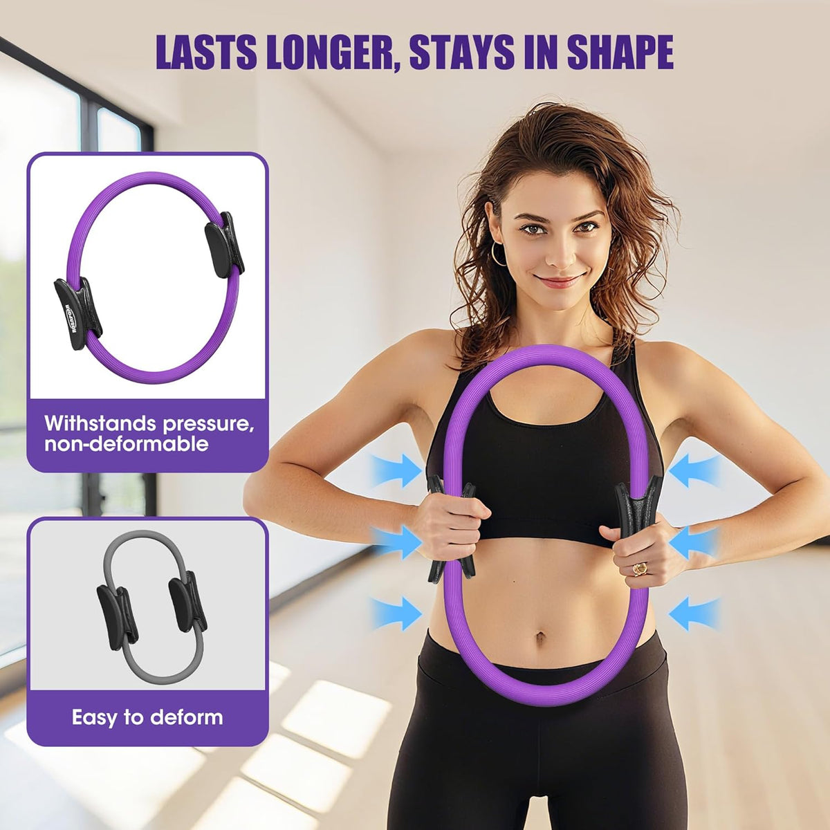Skiennix Resistance Bands - Complete Pilates Essentials Kit for Effective Home Workouts | 5 Pieces