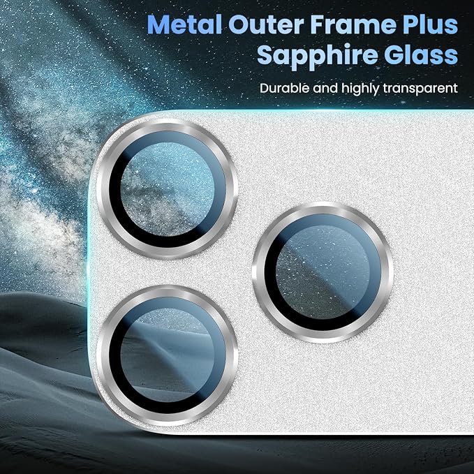 Uyiton Compatible with iPhone 17 Pro Max Camera Lens Protector