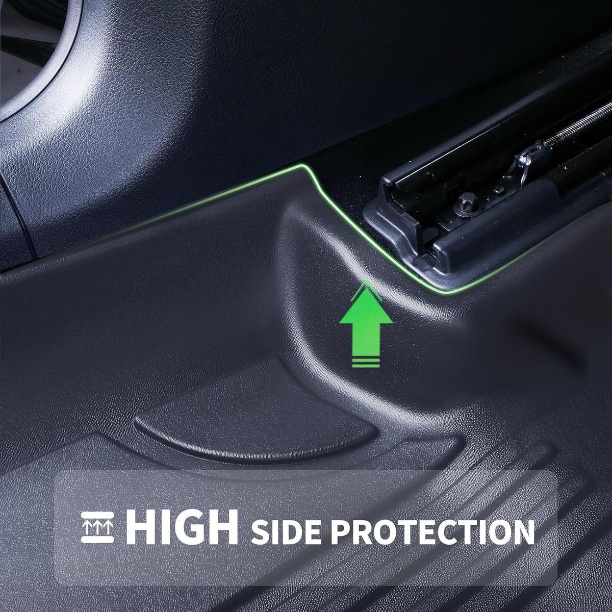 TPE Floor Mats & Cargo Liner for Mazda CX-5 2017-2025 All-Weather Protection | Full Coverage | Odorless Car Mats & Trunk Tray Custom Fit Set Accessories - Black