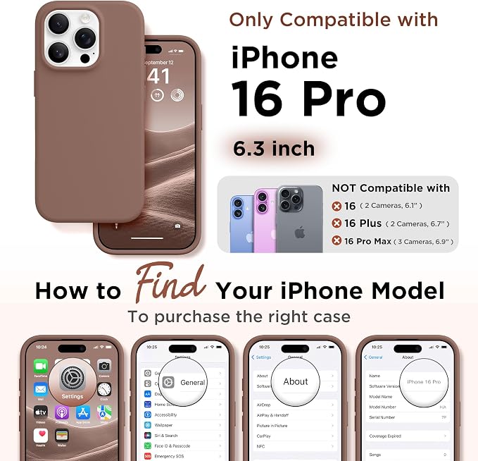 GolbinBox Magnetic for iPhone 16 Pro Case, Compatible