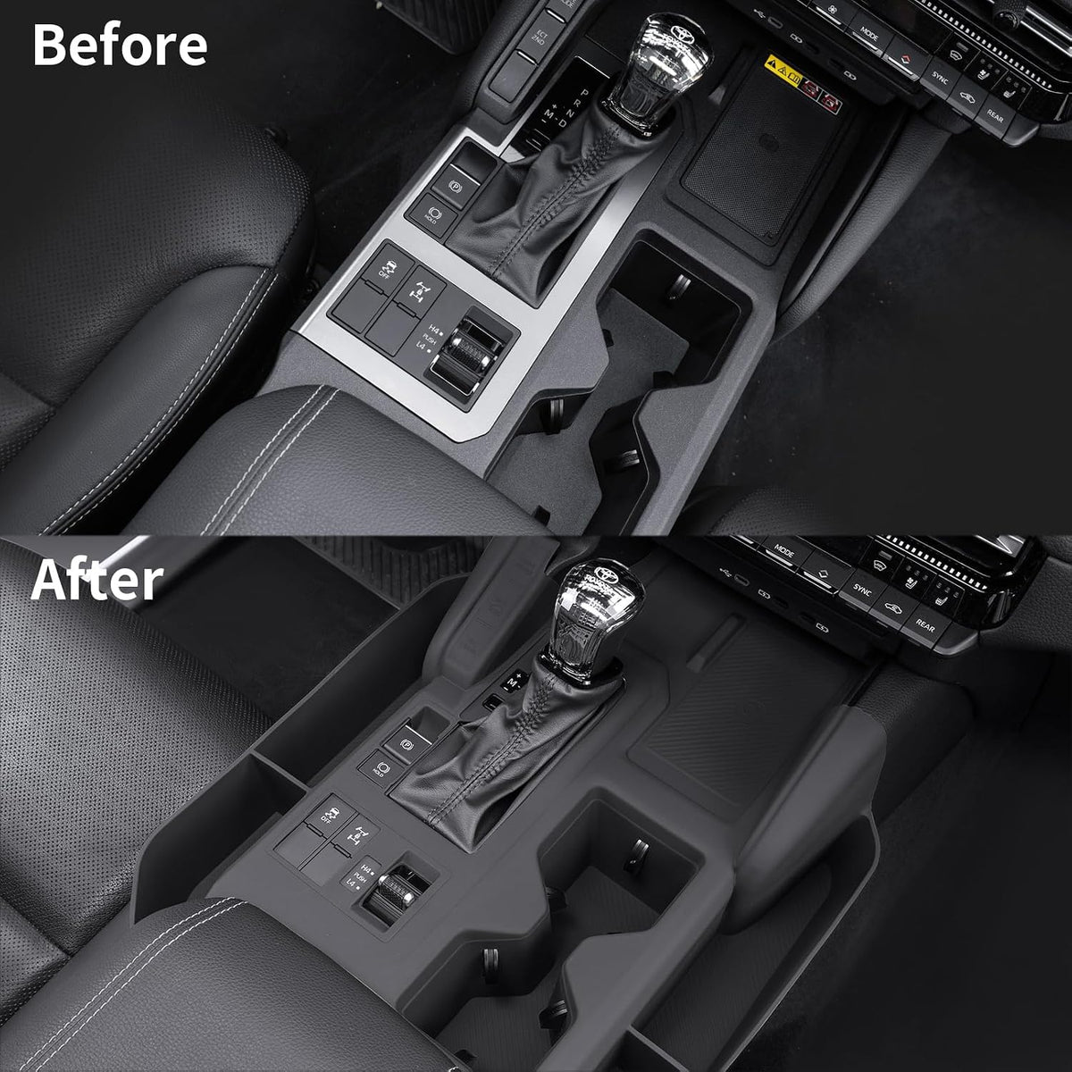 Silicone for Land Cruiser&2024-2025Toyota Prado Central Control Panel Trim