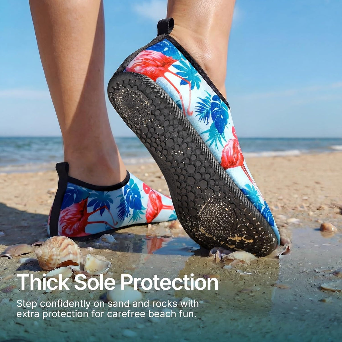 Skiennix Water Shoes - Quick-Dry Aqua Socks for Men & Women | Ideal for Beach, Pool & Yoga Activities