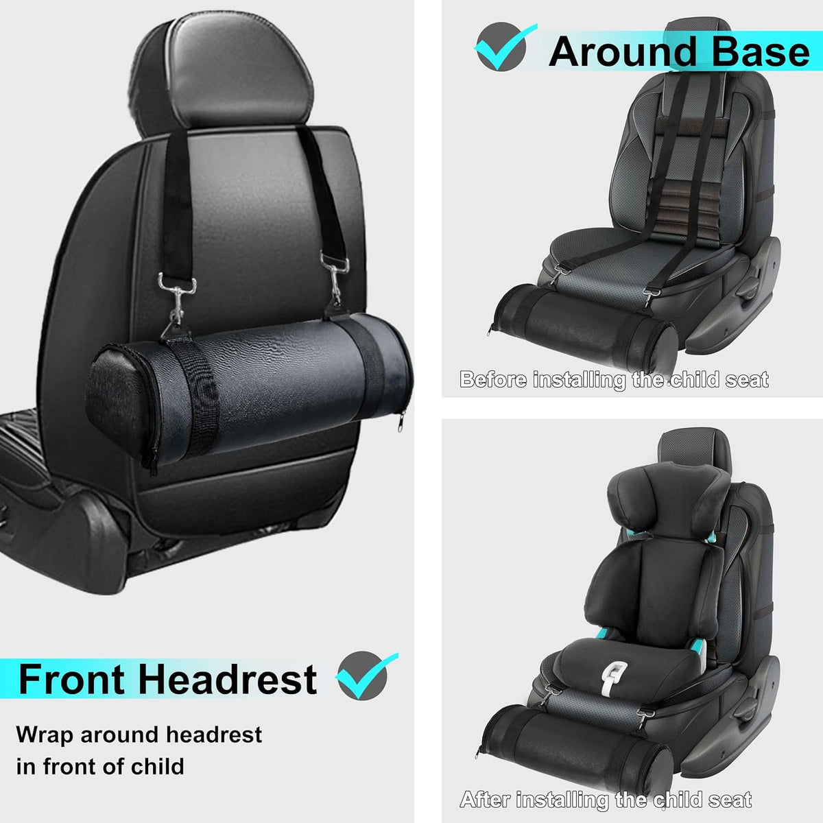 Car Seat Foot Rest for Kids, Toddler Booster Seat Leg Rest Support