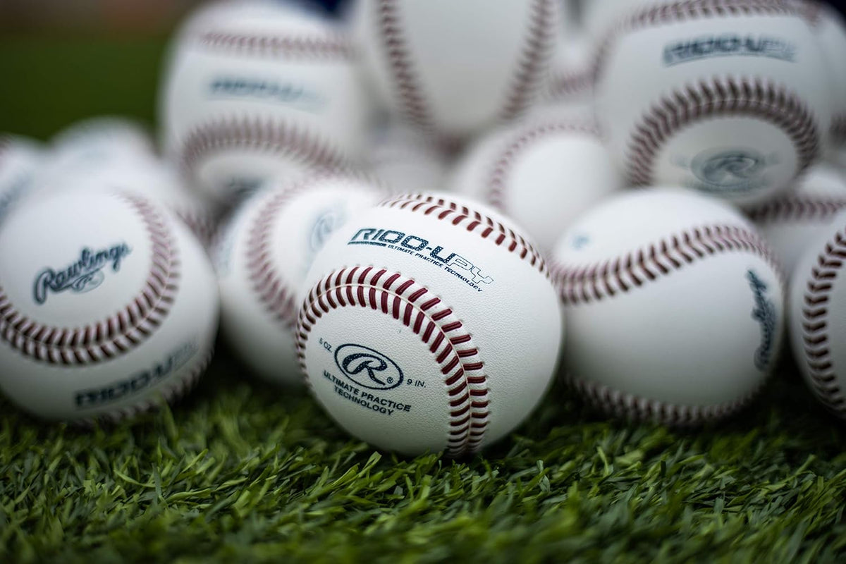 Rawlings Ultimate Practice Baseballs - Weather Resistant & Durable | Youth, High School, College | Dozen & Bucket Options