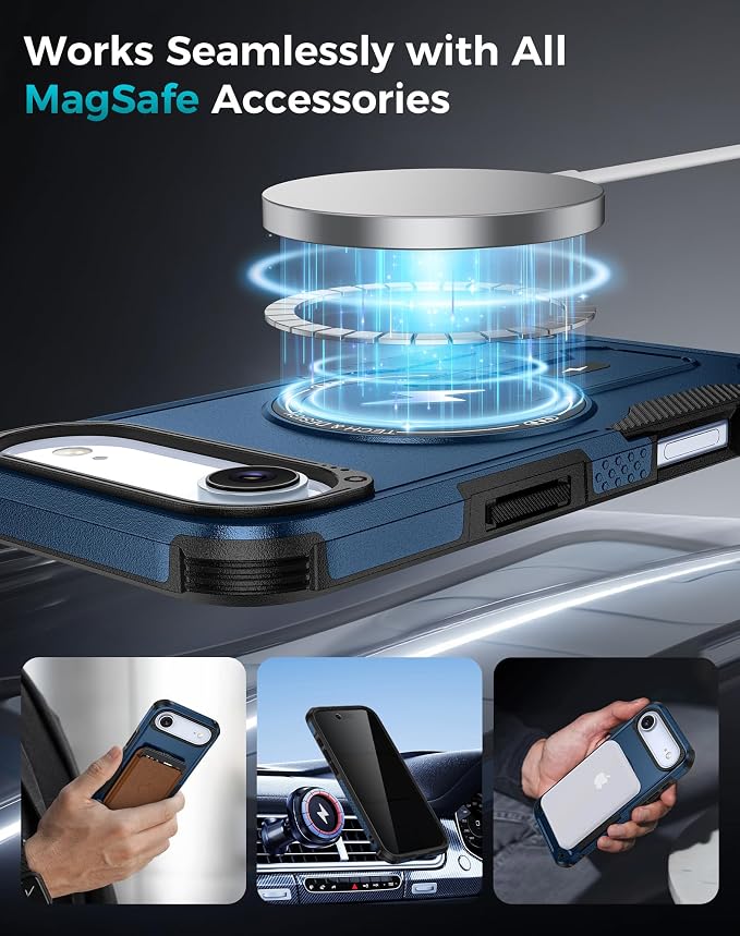 Goton for iPhone Air Case with Privacy Tempered Glass Screen Protector & Camera