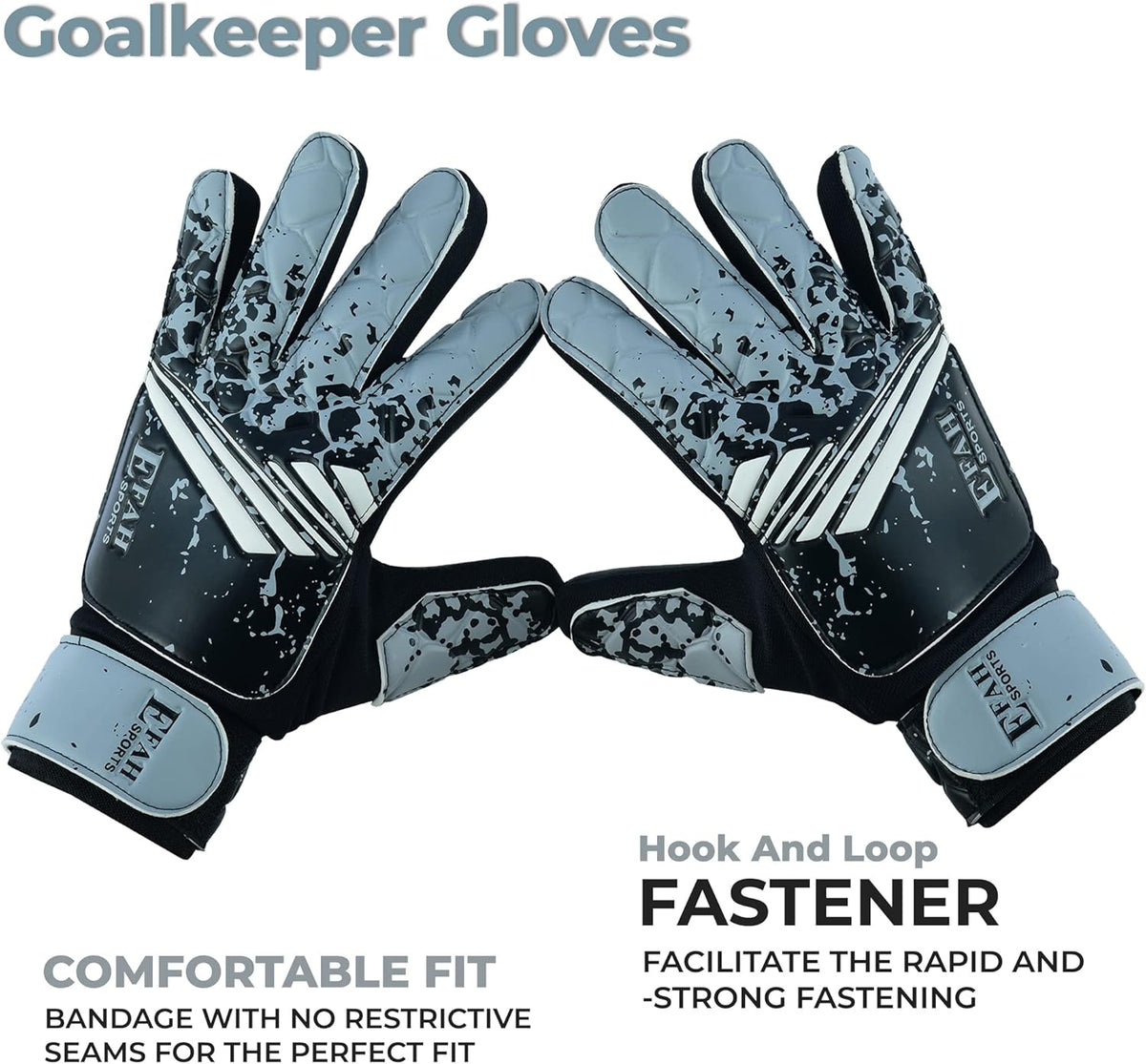 Regine Switzerland Soccer Goalkeeper Gloves - Strong Grip for Kids & Youth Football | Durable Design