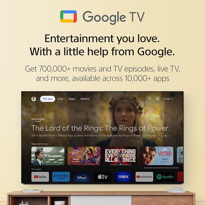 Sony (Refurbished) 48 Inch 4K Ultra HD TV A90K Series: BRAVIA XR OLED Smart Google TV with Dolby Vision HDR and Exclusive Features for The Playstation® 5 XR48A90K- 2022 Model (Renewed)