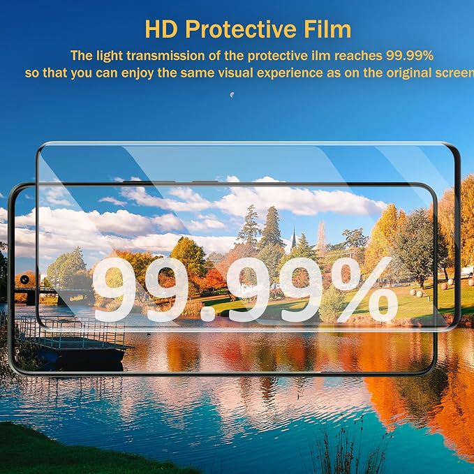V-PORYADKU 2 Pack for Samsung Galaxy S21 Ultra Screen Protector + 2 Pack Camera