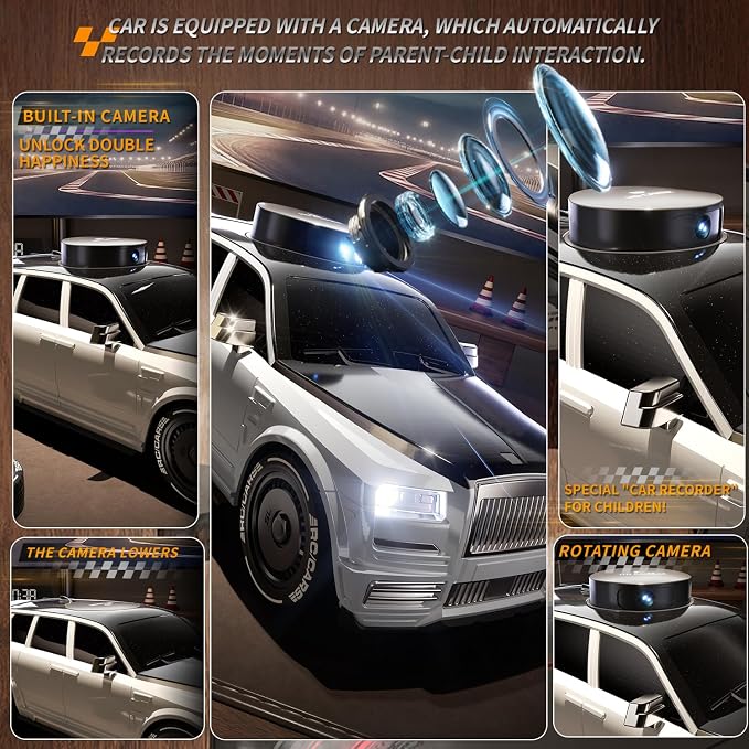 RC Car with Camera and 4.5" Screen, 1080P FPV Remote Control Car with Rotating