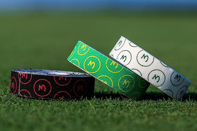 Golf Blister Tape - 2 Pack for Protection Against Blisters & Hot Spots on Hands & Fingers, Flexible, Waterproof, Pre-Cut Golf Finger Tape, Sports Athletic Tape, 4 Way Stretch