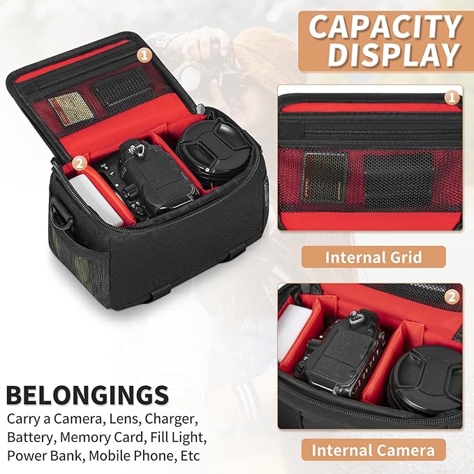 Camera Carrying Bag, Anti-Shock Camera Case Bag