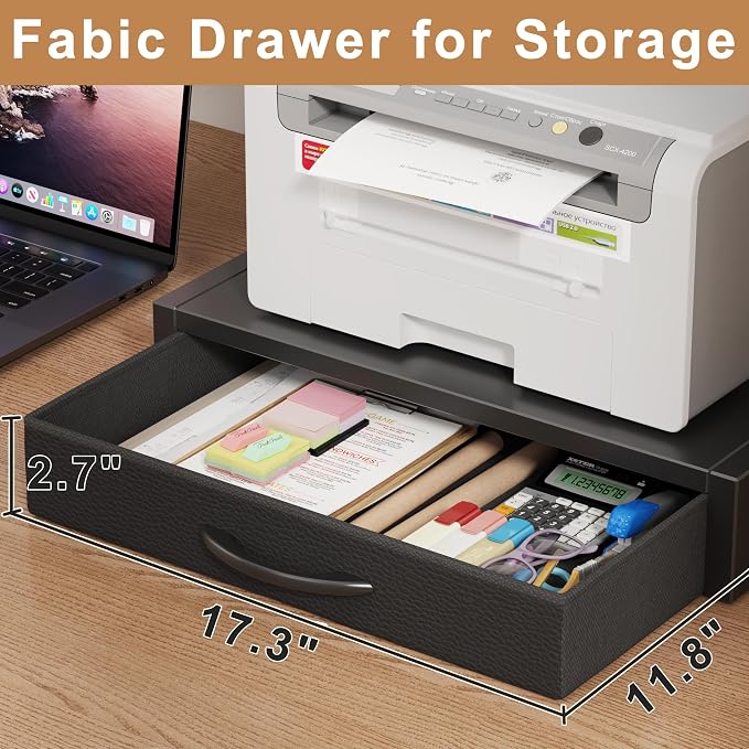 YAOHUOO 2-Tier Desktop Printer Stand