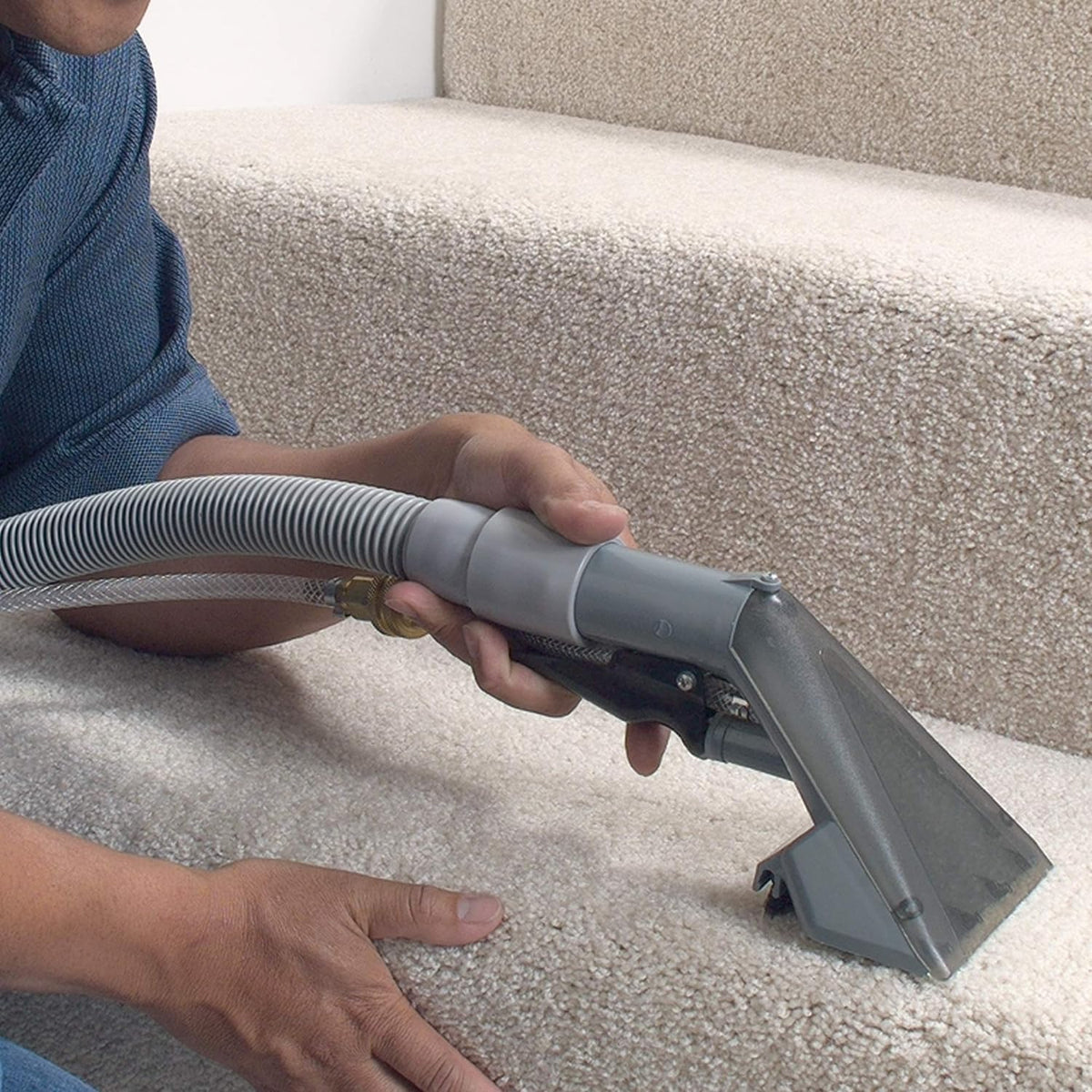 Rug Doctor Universal Upholstery Tool Attachment for X3 Commercial Carpet Cleaner, 12-ft Hose, for Carpet, Rugs, Upholstery, Stairs, Mattresses, & More