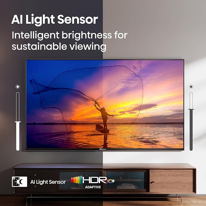 Hisense 100" Class E6 Series QLED 4K UHD Smart Fire TV (100E6QF, 2025 Model) - QLED, Native 144Hz, Dolby Vision IQ · Atmos, Motion Rate 240, HDR 10+, Game Mode Pro, Voice Remote with Alexa