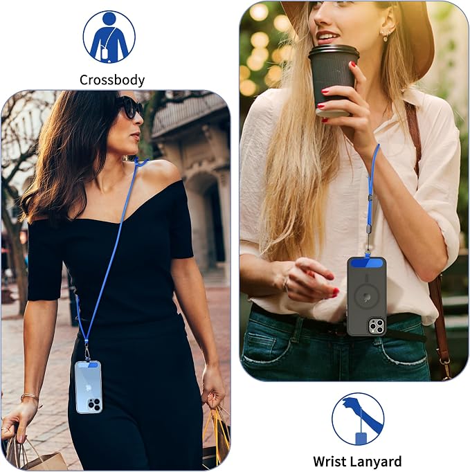 CACOE Phone Lanyard 2 Pcs-1 Pcs Adjustable Neck Strap, Universal Crossbody