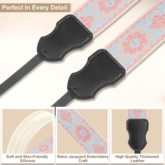 FIEIL Neck Strap Silicone Camera Straps