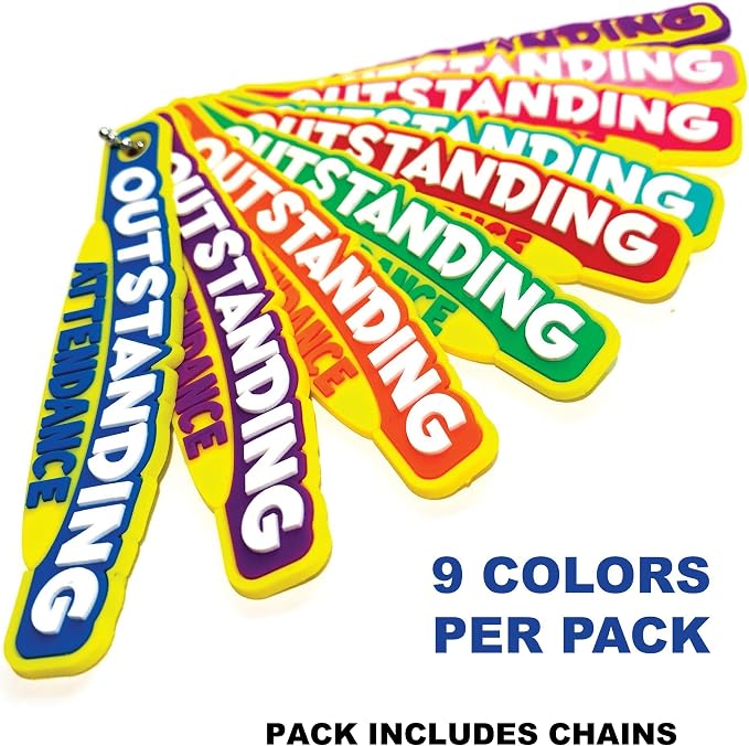 Brag Sticks Outstanding Attendance Value Pack: Wearable Incentives to Increase