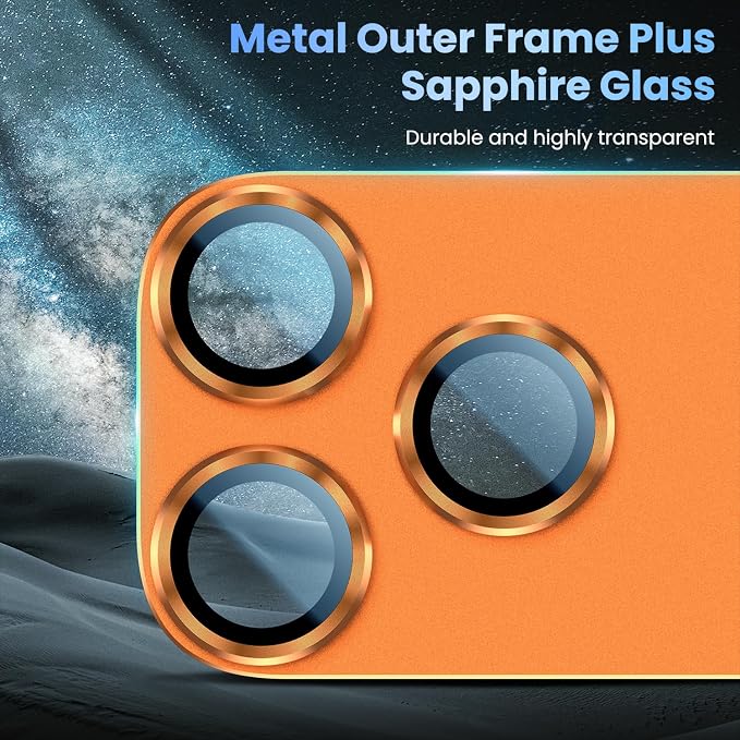 Uyiton Compatible with iPhone 17 Pro Max Camera Lens Protector