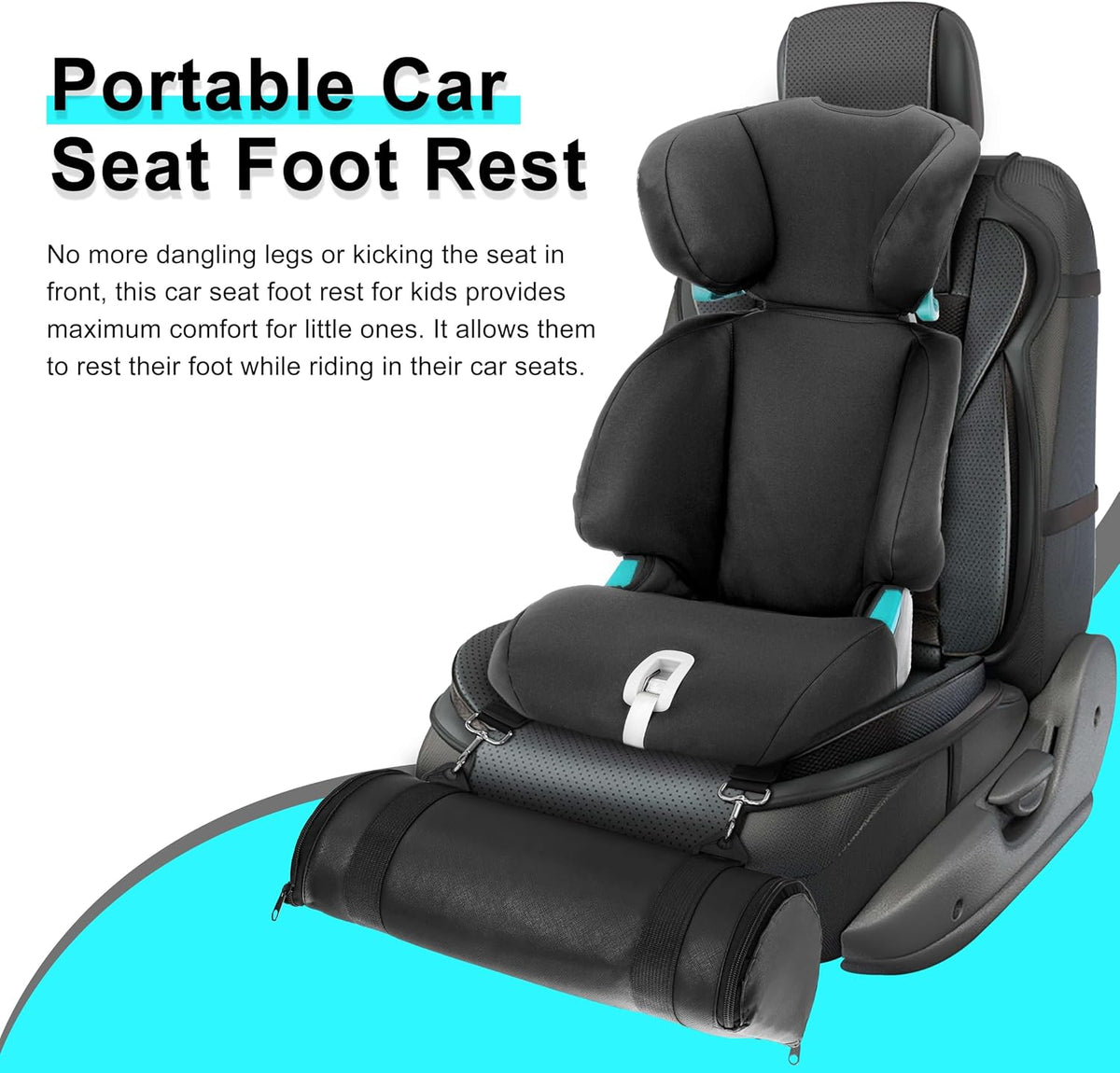 Car Seat Foot Rest for Kids, Toddler Booster Seat Leg Rest Support