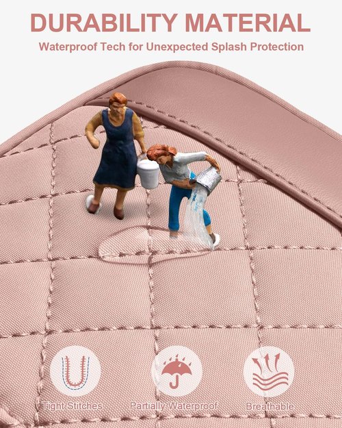 Capolo Sling Bag - Waterproof Crossbody Fanny Pack for Travel & Hiking | Trendy Pink Medium Size