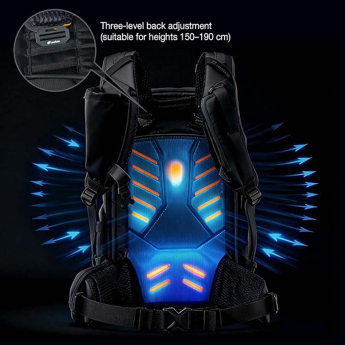 LEOFOTO 35L Camera Backpack for Photographer, Lightweight Waterproof Travel