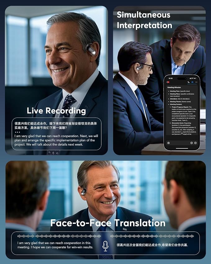 Paekole AI Translation Earbud Real Time