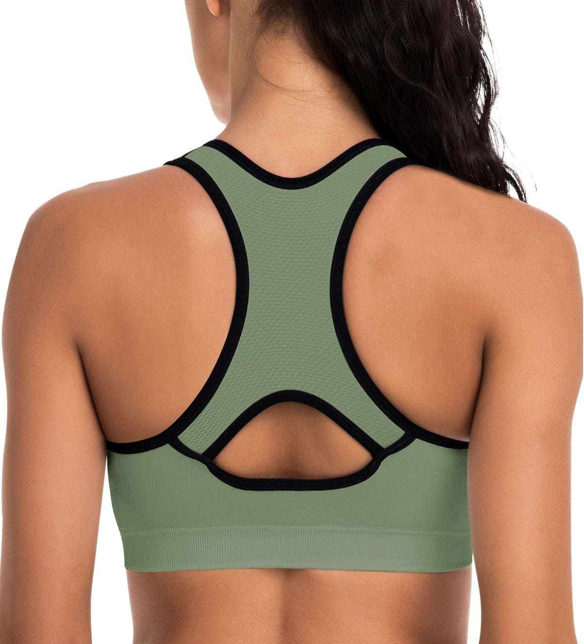 Skiennix Racerback Sports Bras for Women - High Impact Athletic Tank Tops for Yoga & Workouts