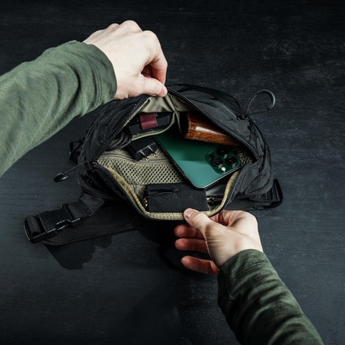 Eberlestock Bando Bag - Tactical Men's Fanny Pack with Adjustable Waist Belt & Zippered Pockets