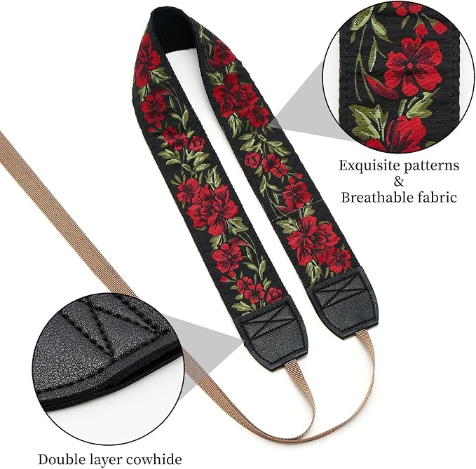 ZOOEASS Camera Strap for DSLP and Mirrorless Digital Camera, Neck Strap