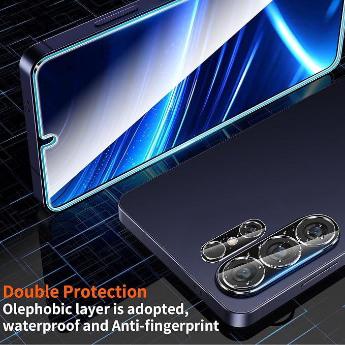 letosan 3 Pack for Samsung Galaxy S26 Ultra Screen Protector Tempered Glass + 2