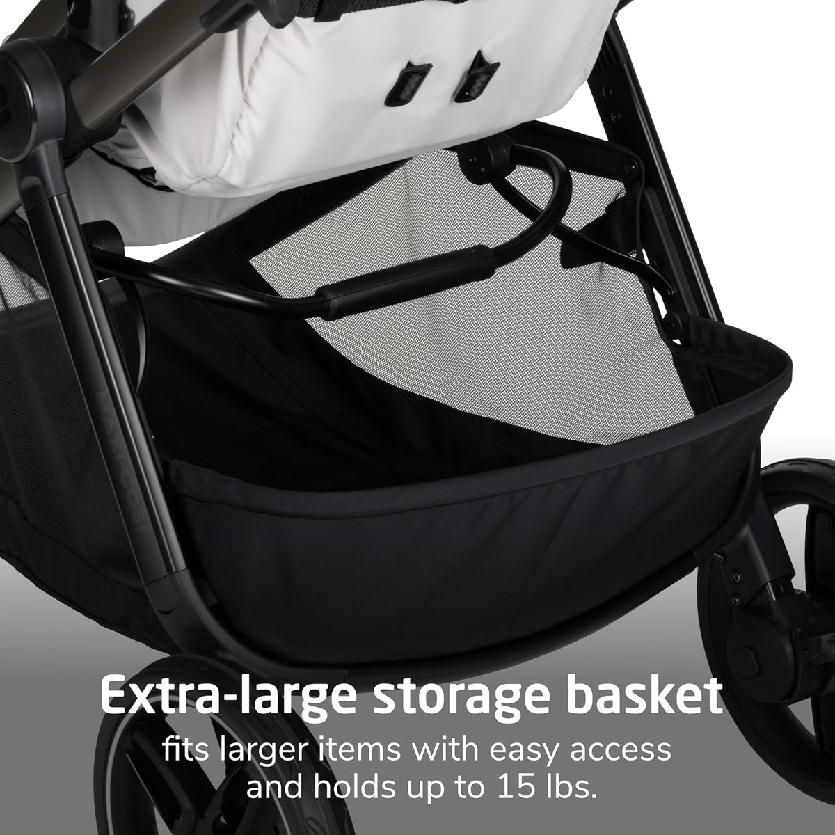 Maxi-Cosi Zelia Pro 5-in-1 Travel System with Mico Pro Infant Car Seat and Baby Stroller Combo, Reversible Seat, Large Wheels, Adjustable Handle, Newborn to Toddler, Lightweight, Classic Oat