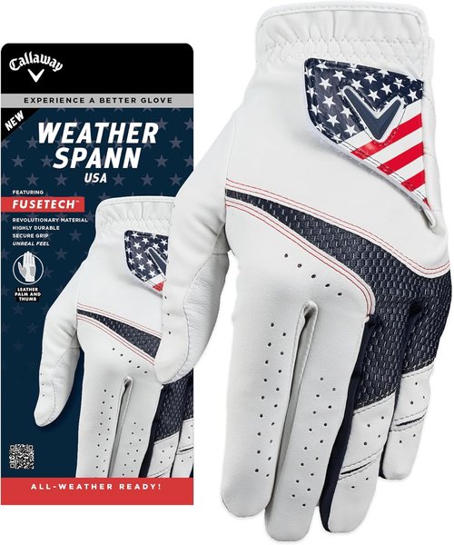 Callaway Golf Weather Spann Glove - Superior Grip & Comfort for All Weather Conditions