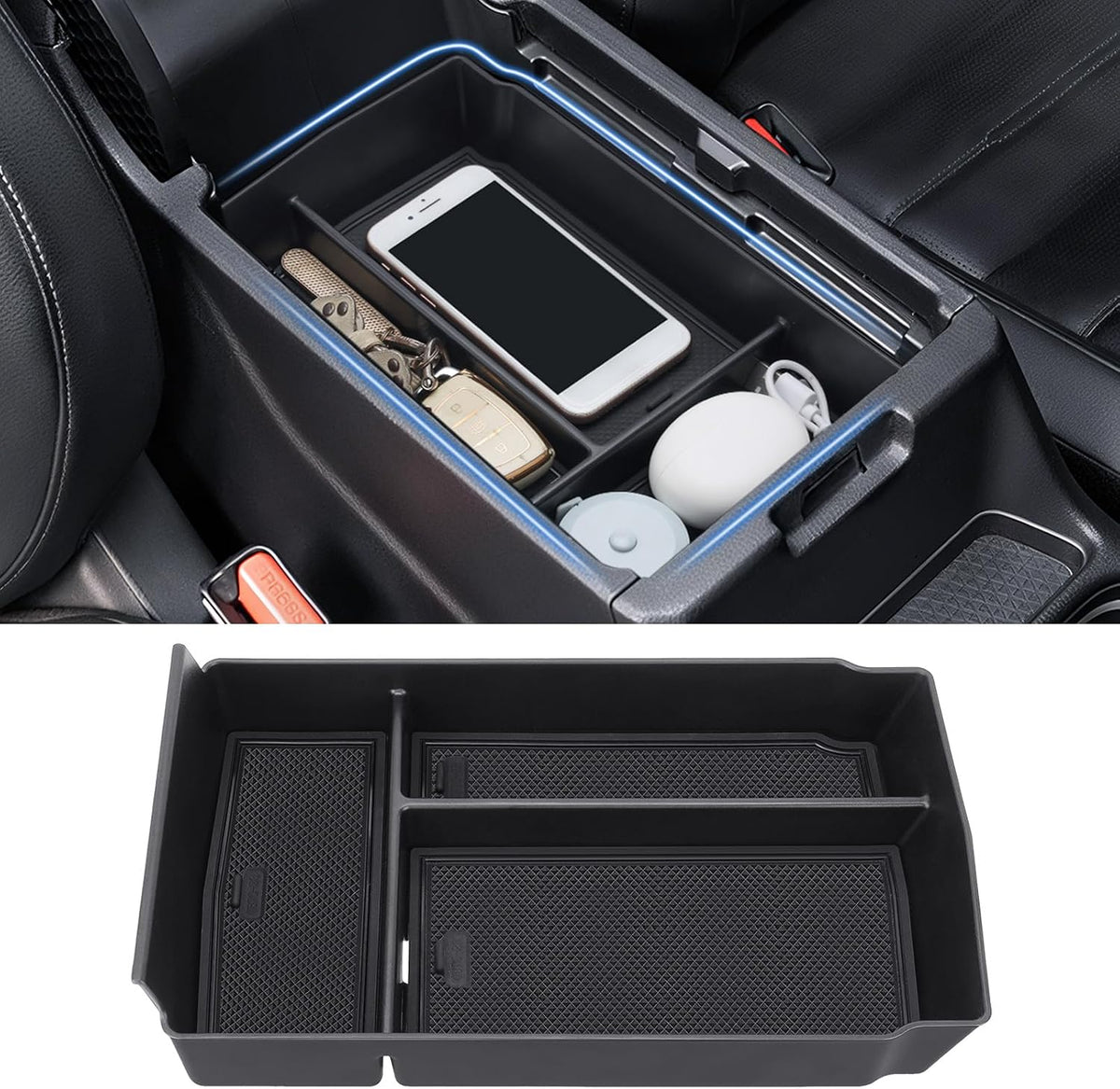 Center Console Organizer Armrest Tray for Honda CRV 2023-2026